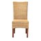 Baxton Studio Shamara Modern Bohemian Natural Rattan and Mahogany Wood Dining Chair 217-12733-ZORO - alternate 8